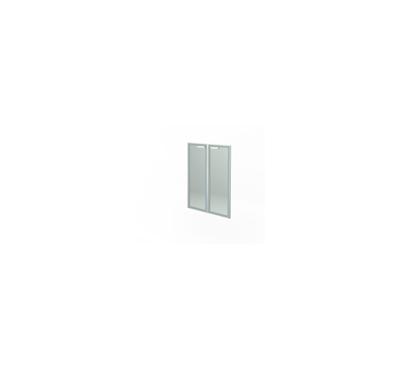 Комплект дверей стеклянных в алюм. раме  НТ-601.2 Рстл